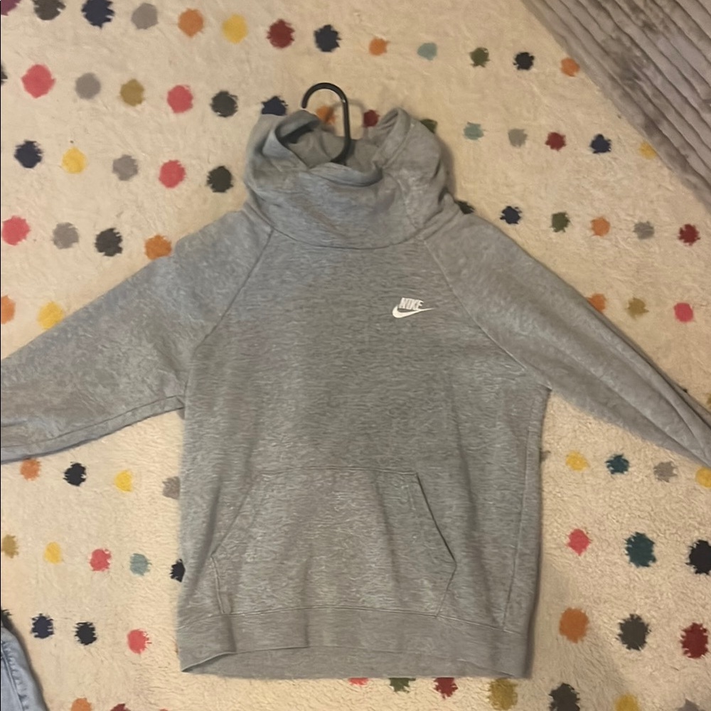 Nike Heather Gray Pullover Hoodie
